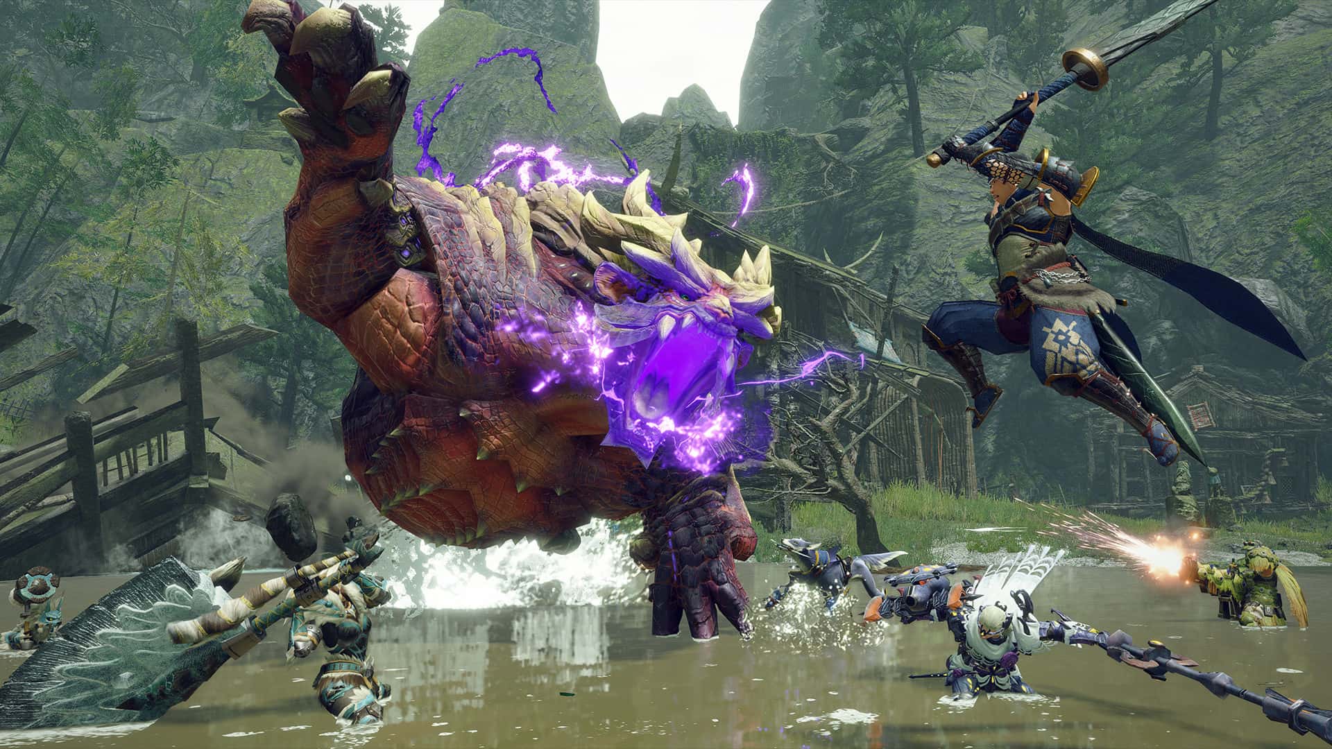 怪物猎人崛起 曙光 MONSTER HUNTER RISE 豪华中文版封面